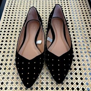 A New Day Studded Ballet Flats with Pointed Toe - Size 6
